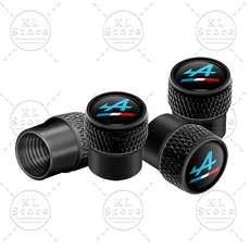 알파인 로고 4Pcs 자동차 밸브 캡 금속 휠 타이어 공기 줄기 먼지 림 커버 Captur Kadjar Duster Clio Scen, C