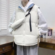 羽絨背心馬甲，中年爸爸防風防水保暖雙面穿商務夾克