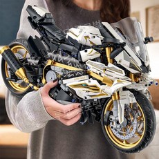 루모 두카티 오토바이 MOC블럭 장난감 인테리어 L8012 조립 블록세트 선물 중국호환, 7. 1/5 사이버 플래티넘 팔머