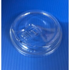 昀誠紙品 95口徑 透明折蓋 PET 冷飲蓋 50入 - 冷飲杯蓋、飲料杯蓋、外帶杯蓋, 1個