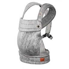 NEST BLANCHE- 신생아부터 까지 위한 7-35파운드 무게 인체공학적 백팩 디자인 전면, Grey, Grey