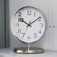 스탠딩시계 홈데코 서재 침실 아날로그 인테리어 스탠딩, 스탠딩 시계 B 글로시 실버