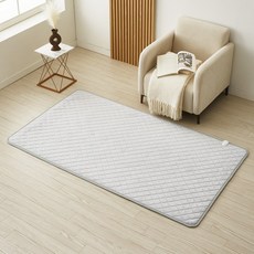 [26년형 두께UP] 한일좋은자리 전자파안심 프리미엄 양면극세사 카본 탄소 소파 전기요매트, 슈퍼싱글(115X200cm), 차콜그레이