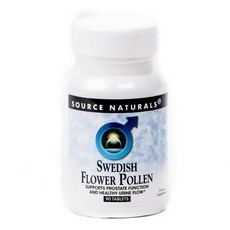 SOURCE NATURALS 瑞典花粉補給錠, 1個, 90 件