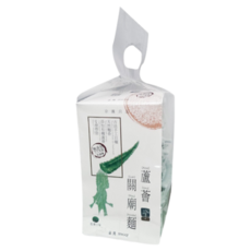 吳獨麵 蘆薈關廟麵-藍藻-360g(無醬), 120g, 1個