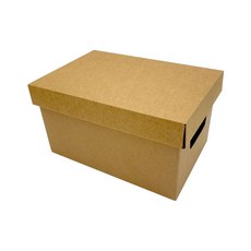 크라프트 종이 수납박스 정리함 리빙박스, 본상품