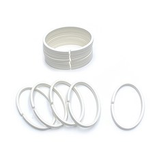 [이케아] 하셴 강화 플라스틱 샤워커튼링 12개입, 12개