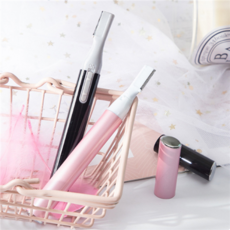 정밀 얼굴 솜털 제모기 남녀공용 전동 솜털 제거기 트리머 칼, 전동눈썹칼