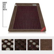 전기 옥장판 적외선 물리 구들장 옥돌 매트리스, 01-1 엣지가 있는 풀 게르마늄, 1.2x1.9 단일온도디지털디스플레이