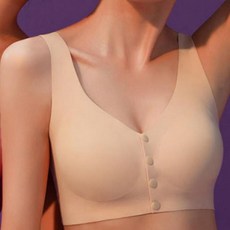 임산부 브라 햄라인 노와이어 무봉제 수유브라