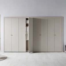 보루네오 피아 여닫이 붙박이장 30cm, 웜그레이 30cm