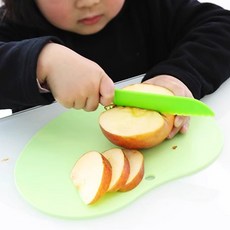 미즈코스 무독성 어린이 안전칼 유아 칼 아동 소꿉놀이 아동칼, 6개, 녹색