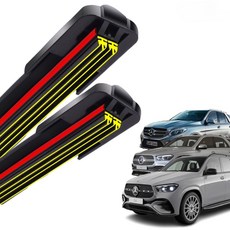 1+1 벤츠 GLE 전차종 순정 호환형 초밀착 와이퍼 윈도우 브러쉬 와이퍼블레이드, T2-GLE V167(19-현재)-650+550/H