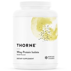 THORNE RESEARCH 分離乳清蛋白粉 香草風味, 1罐, 807g