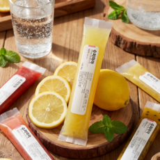 슈퍼마마 레몬청 파우치 수제청 과일청 레몬에이드 홈카페 매장용, 1개, 1개입, 80g