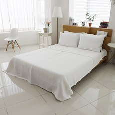 데코그램 풍기인견 충무누빔 여름 3중직 이불, 화이트