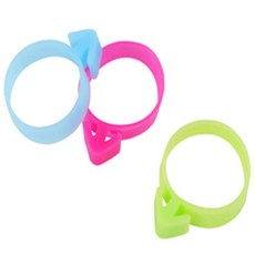 오르픽 짤주머니 고정 타이 생크림 고정 타이, 레드