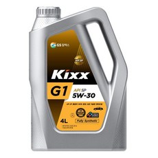 KIXX G/G1/G1 FE 5W30 5W20 가솔린 LPG 엔진오일 저마찰/4L, 9999개