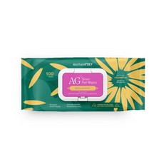 Nurture PRO 寵物濕紙巾 貓用 犬用 100抽, 1個, 爽身粉-粉(100抽)