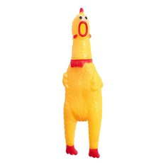 發聲尖叫雞, 黃色、紅色, 1個