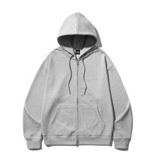 국내상품 TRILLION 트릴리온 후드집업 에센셜 2WAY 스웨트 후드 집업 (MELANGE GRAY) 259991