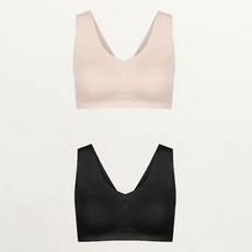 VENUS 女款無痕無鋼圈運動內衣 2入