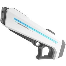 SUNRIVER 선리버트레이딩 전동 워터건 전자동 물총 자동급수 다이내믹 화려한 조명 Electric Water Gun 워터밤 워터파크 강력 사거리 련발 단발 14세이상, B-1 그레이 조명/자동 급수, 1개