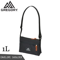 GREGORY 1L Envelope Shoulder 斜背包, 黑