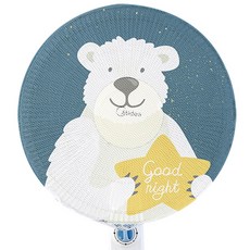 PUCH 歡樂小象防夾手風扇套, 風扇罩-大白熊, 1個