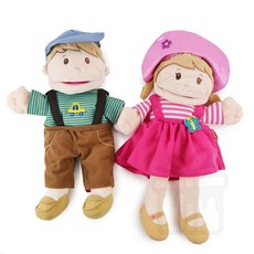 언어발달 역할놀이 말하는 손인형 사회성발달, 소녀