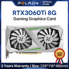 컴퓨터그래픽 카드PELADN RTX 3060Ti 8G Nvidia 그래픽 카드 256bit PCI 비디오 GDDR6 데스크탑 게임 GPU D, 한개옵션0