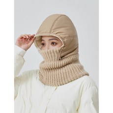 防風保暖 护颈套頭帽 2025新款 骑行防寒 护耳雷锋帽 女款 加厚冬季, 1個, M（56-58cm）,灰色