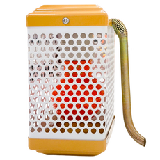 爬蟲陶瓷保溫燈組，無光360度加熱，防咬設計，50W/75W/100W多瓦數選擇, 方型保溫燈組 100W, 1套