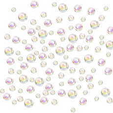 700피스 하프 라운드 물방울 레진 비즈 이슬방울 장식 시뮬레이션 이슬방울 스톤 스크랩북 DIY 공예 AB 색상
