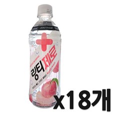 링티 제로 복숭아, 500ml, 18개