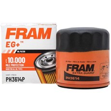 FRAM 엑스트라 가드 스핀온 오일 필터 교체 주기 16093km PH3614 2748432, FRAM 엑스트라 가드 스핀온 오일 필터 교체 주기 1