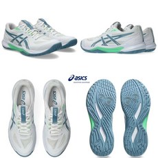 아식스 젤택틱13 와이드 3E 발볼넓은 배구화 배드민턴 인도어화 1073A078.102