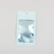 어린이집 구디백 고급 포장용 화이트 반투명 컬러 지퍼백(8cm X 14cm) 대량 주문 단체 유치원 초등 생일 답례품 돌잔치