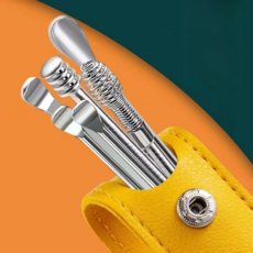 귀이개 세트 [귀지 제거 귀 청소 귀파개 후비개 귓밥 청소 도구 클리너 스프링 혼자 셀프 귀쑤시개 안아픈], 1개, 6개입