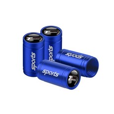 자동차 타이어 밸브 캡 금속 휠 먼지 커버 라인 골프 티구안, 20. Tiguan-Blue