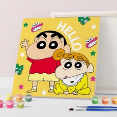 DIY 그림 그리기 짱구는못말려 짱구 짱아 20x20, 단품, 단품