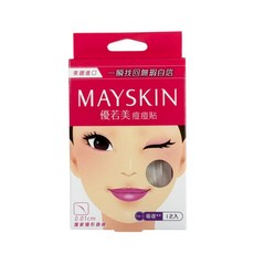 MAY SKIN 優若美 隱形痘痘貼 薄透型 吸收型 美國進口, 1個, 吸收++ 12入/盒