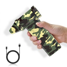 CCAGU 무선 핸디 청소기 160000RM 초강력 4단계조절 차량용 미니 에어건 송풍기, 녹색