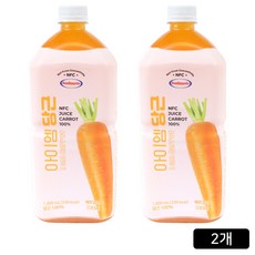 보넬드 아이엠 당근주스 100% NFC, 1L, 2개