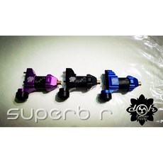 SUPERB二代滑塊式馬達紋身機器 - 高品質、輕巧、性能穩定, 1個, 紫色SUPERB二代滑塊機, 紫色
