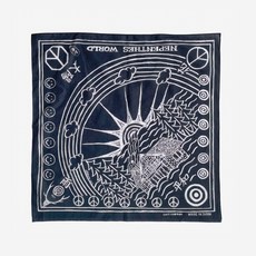 NEPENTHES x OTAKARA NYC 聯名設計款 Bandana 方巾, 1個, 黑色