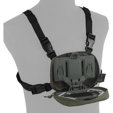 폴드패널 전술 가슴 조끼 파우치 세트 4.7-6.7인치 휴대폰 플레이트 캐리어 액세서리 및 커버 포함, Ranger Green