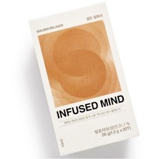 [대한다업] 인퓨즈드마인드 골든릴렉서 제로슈가 꿀차 캐모마일 블렌딩티, 1개, 20개입, 1.3g