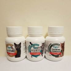 PePe Cyan 離胺酸/牛磺酸/欣尿暢靈（乙醯葡萄糖胺）/貓寶-貓咪專用營養補充品，提升免疫力、呵護心臟、支持泌尿系統健康, 1個, Cyan離胺酸60g