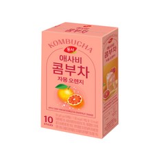 동서 애사비 콤부차 자몽 오렌지, 5g, 1개, 10개입
